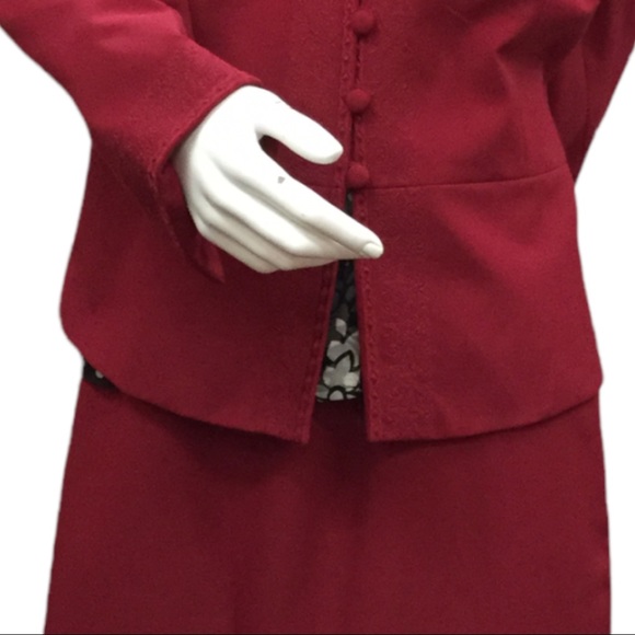 EMILY Gorgeous 2 Pieces Skirt & Matching Jacket Embellished Trim Skirt Size 22W - Picture 13 of 13